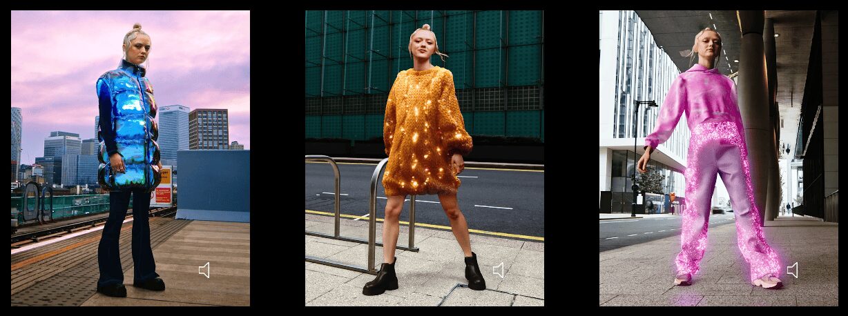 Colección de moda virtual de H&M junto a Maisie Williams