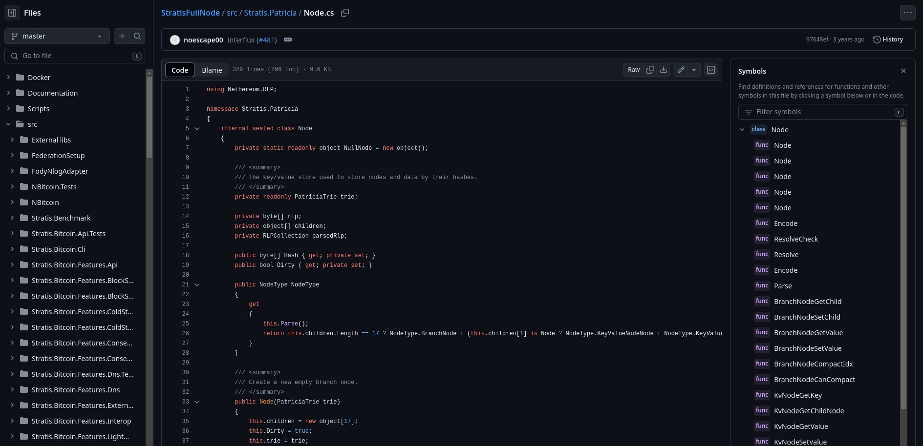 Stratis haciendo uso de C# en su proyecto blockchain