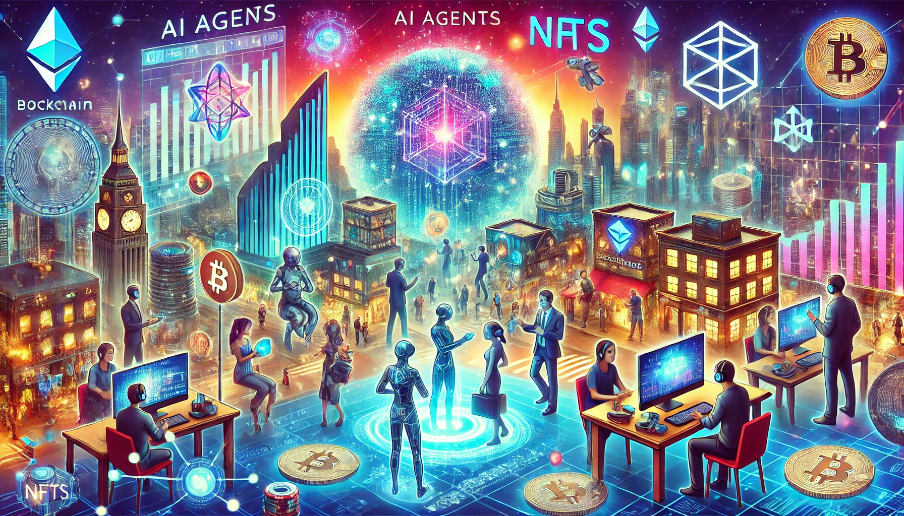 Agentes de IA en videojuegos blockchain y el futuro de la economía