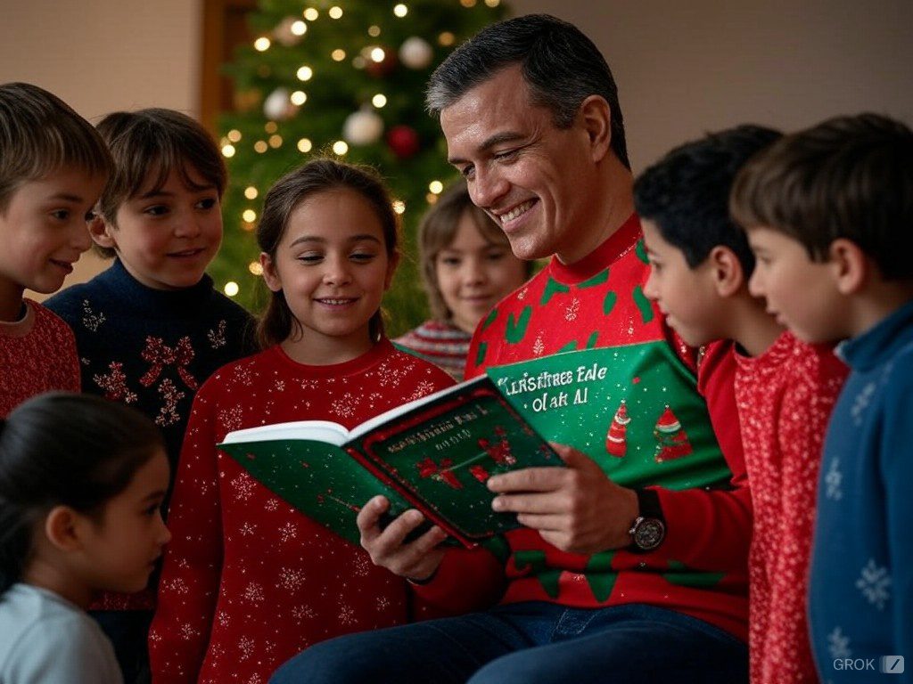 Cuento de Navidad de una IA que crea gemelos de decisiones políticas