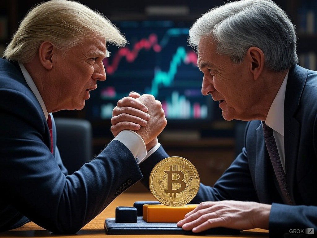 Jerome Powell desafía a Trump y enfría las expectativas sobre Bitcoin