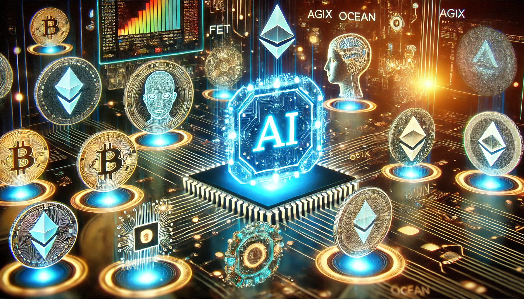 Los tokens de agentes de inteligencia artificial (IA) más capitalizados