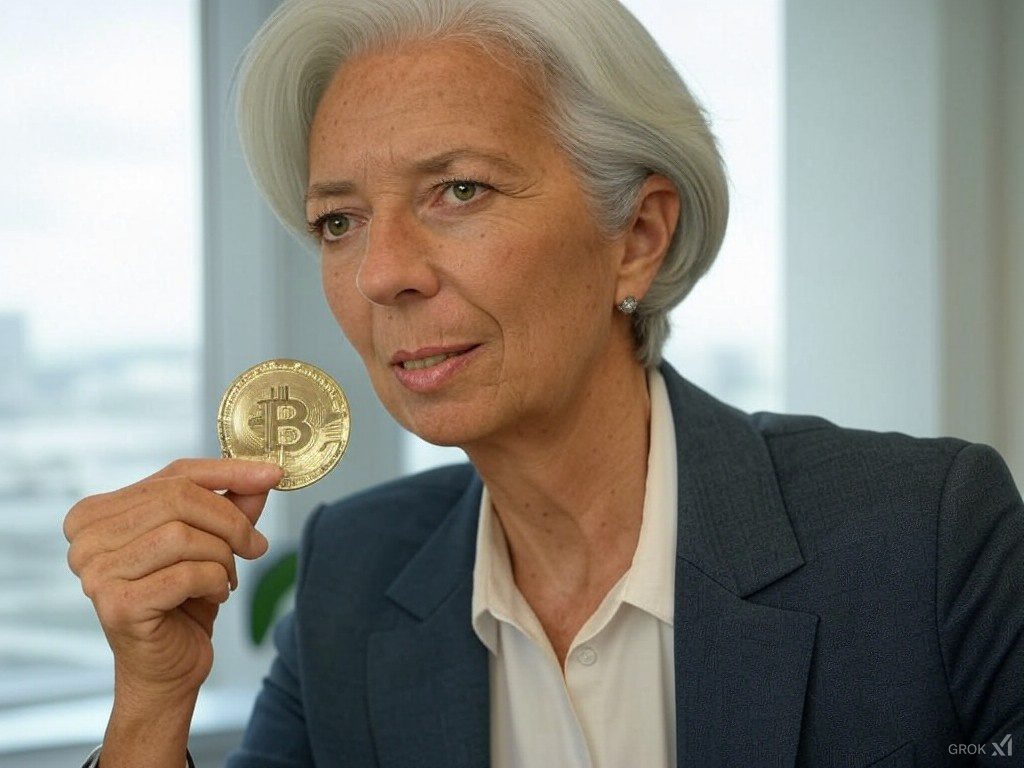 Lagarde enfría el plan del Banco Central Checo de invertir en Bitcoin