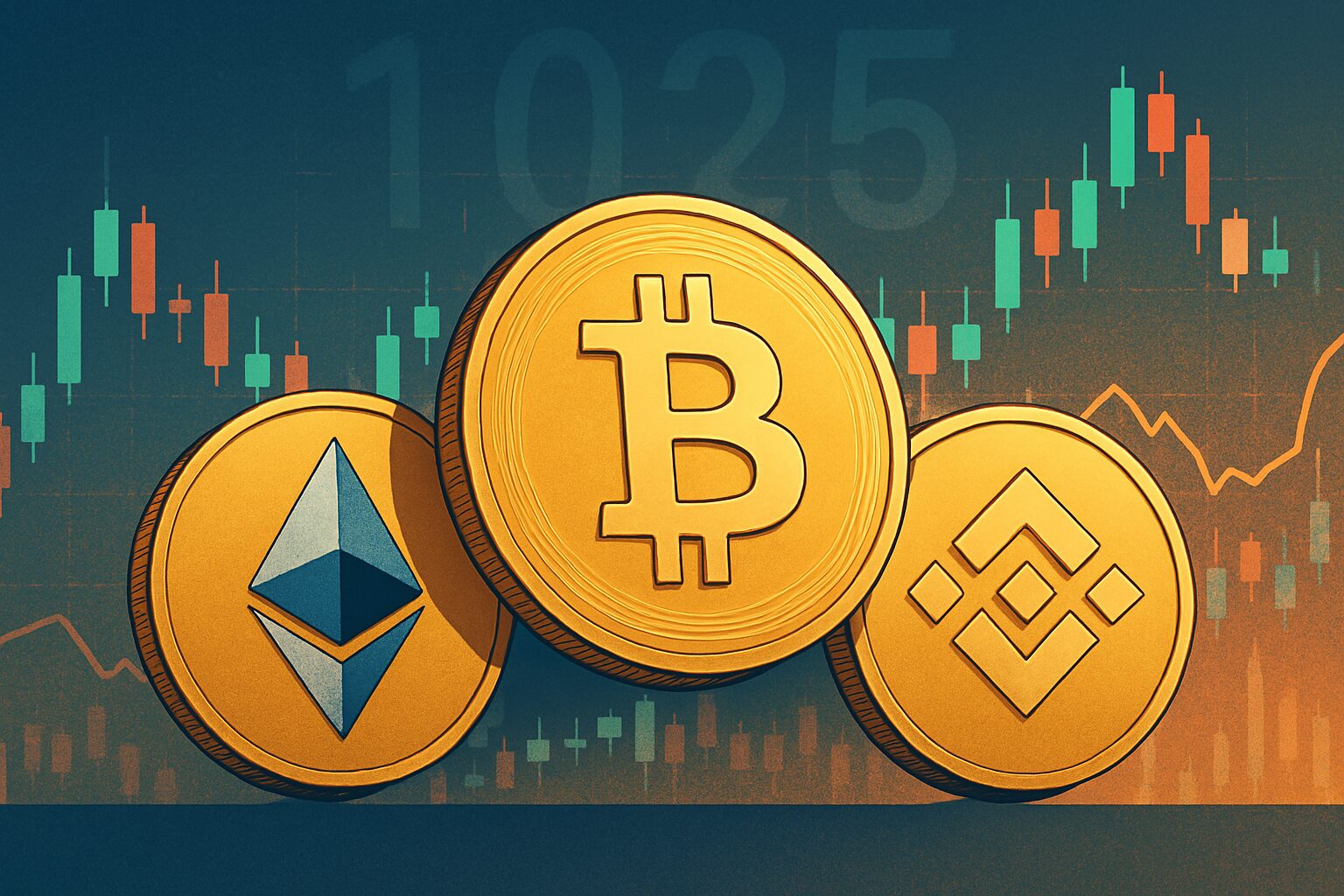 Descubre las criptomonedas líderes en el volátil inicio de 2025