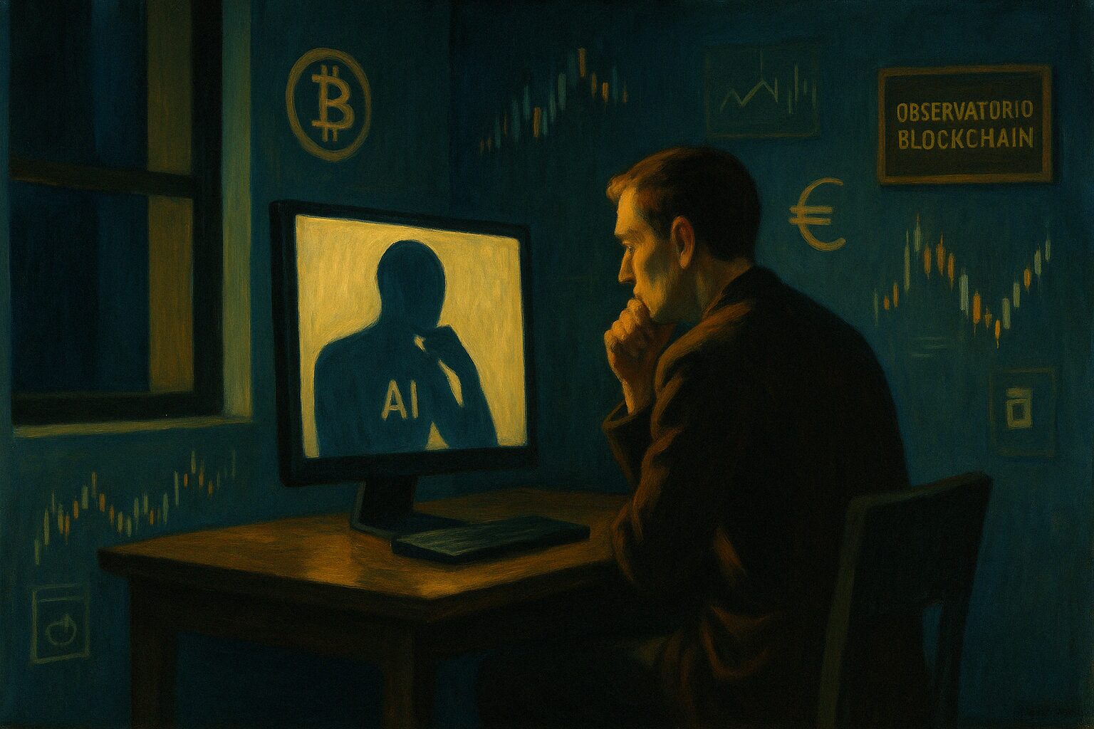 La IA orquesta un bucle de espejos que eterniza el riesgo de invertir en cripto