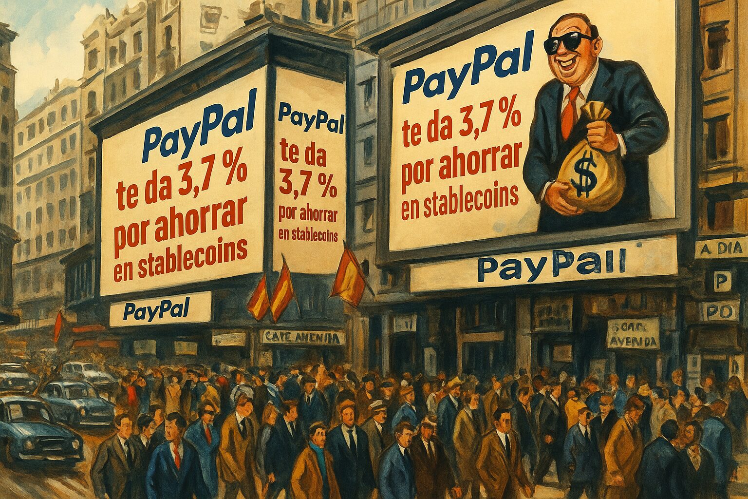 PayPal desafía a los bancos: paga 3,7% interés por su stablecoin