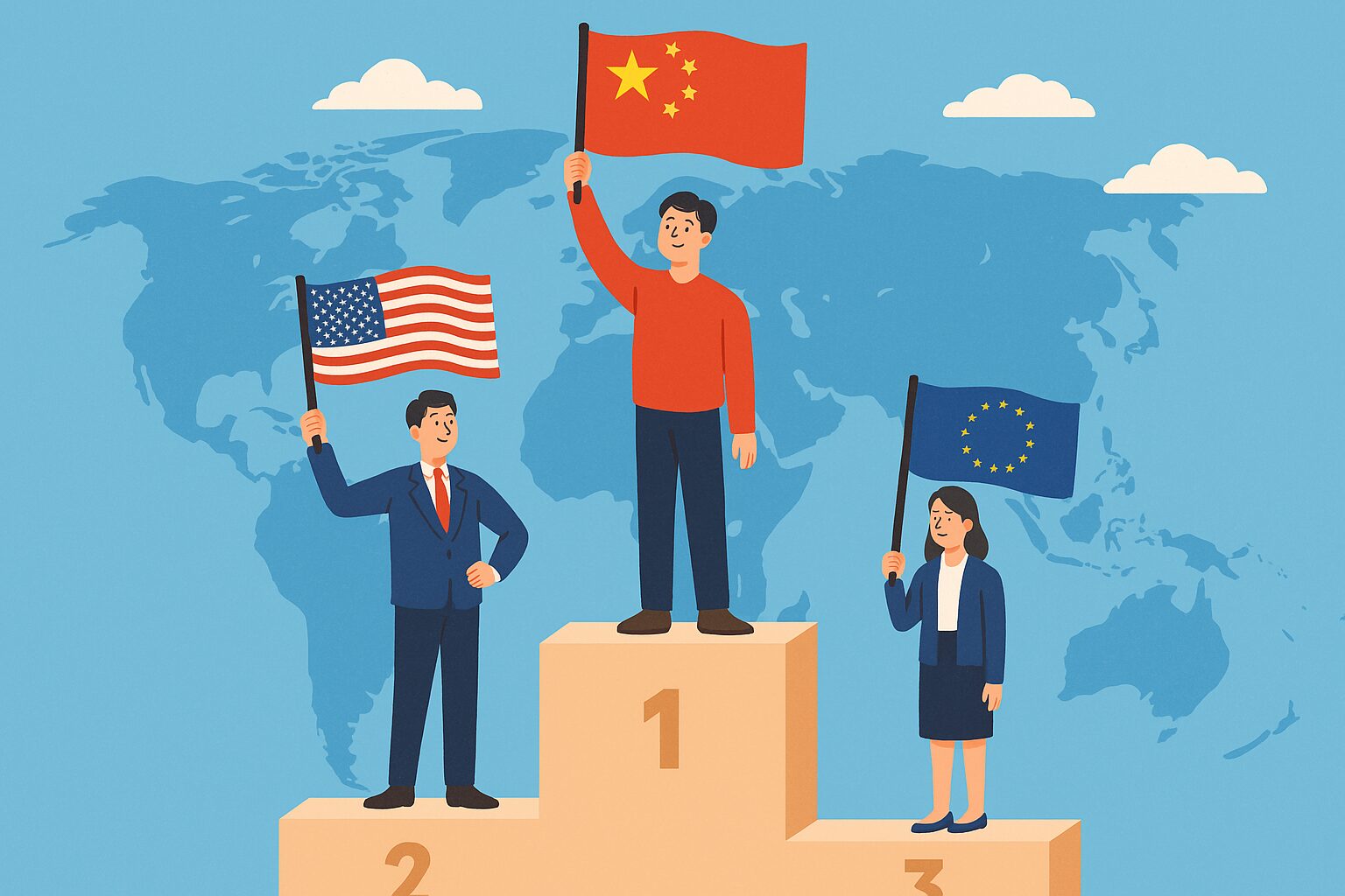 Stanford: EEUU financia modelos de IA, China los entrena y Europa regula