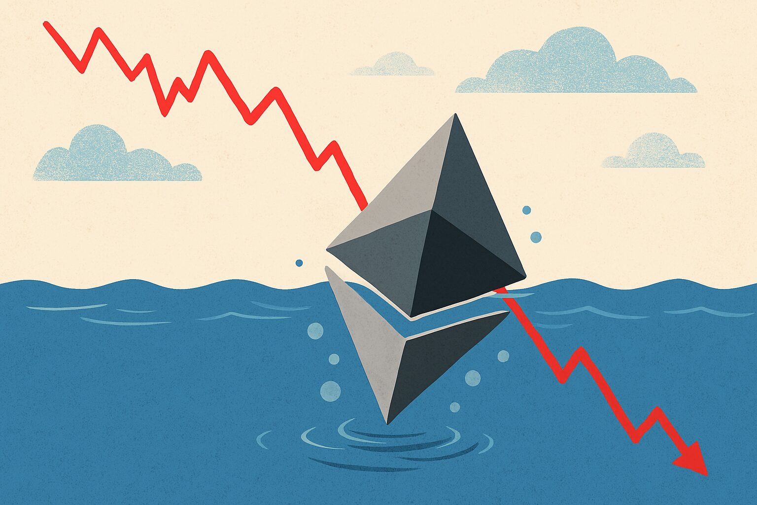 Ethereum se hunde un 60% en un año