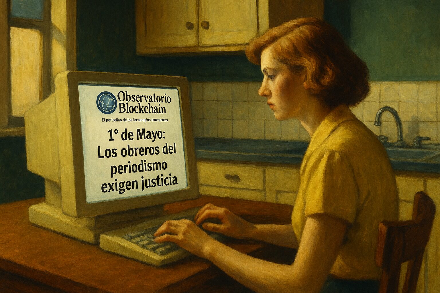 1º de Mayo: periodistas se plantan y exigen dejar de alimentar gratis a la IA
