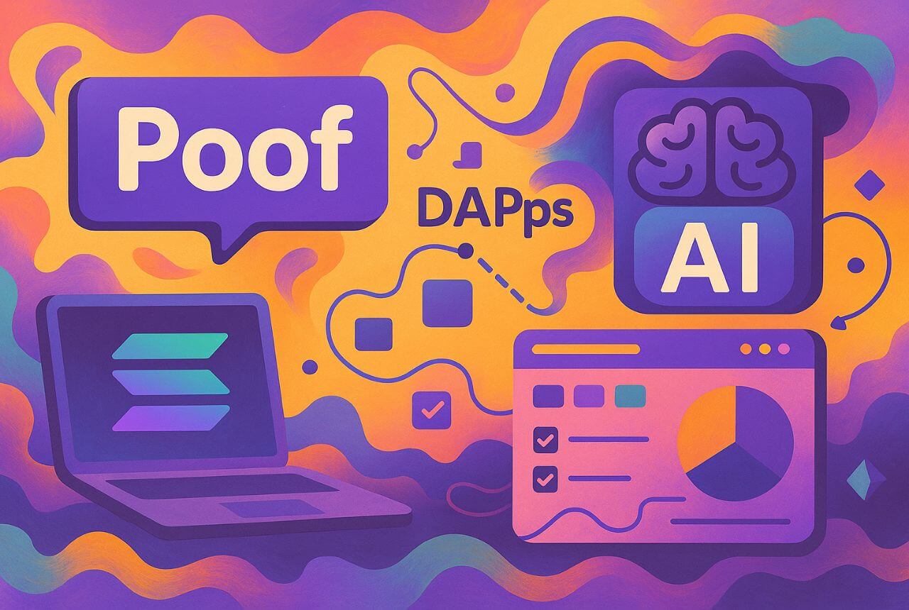 Poof, una plataforma para crear Dapps en Solana sin código y con IA