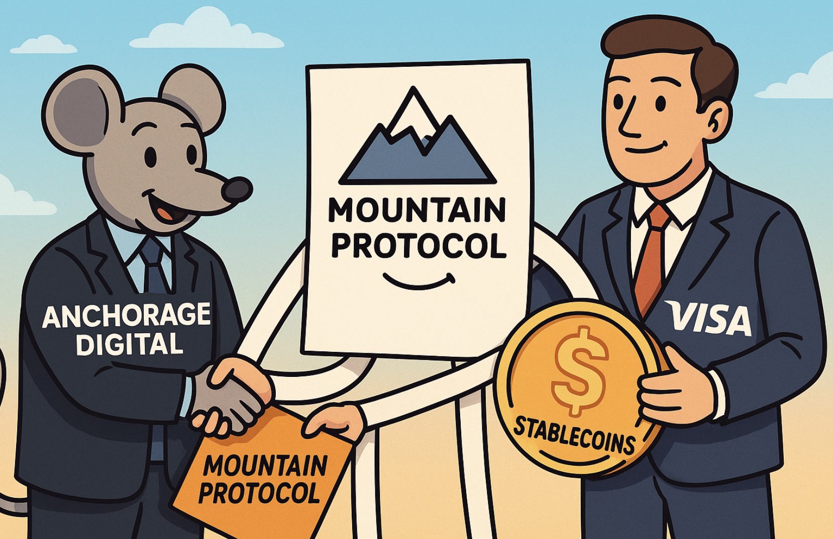 Anchorage y Visa apuestan por las stablecoins con la compra de Mountain Protocol