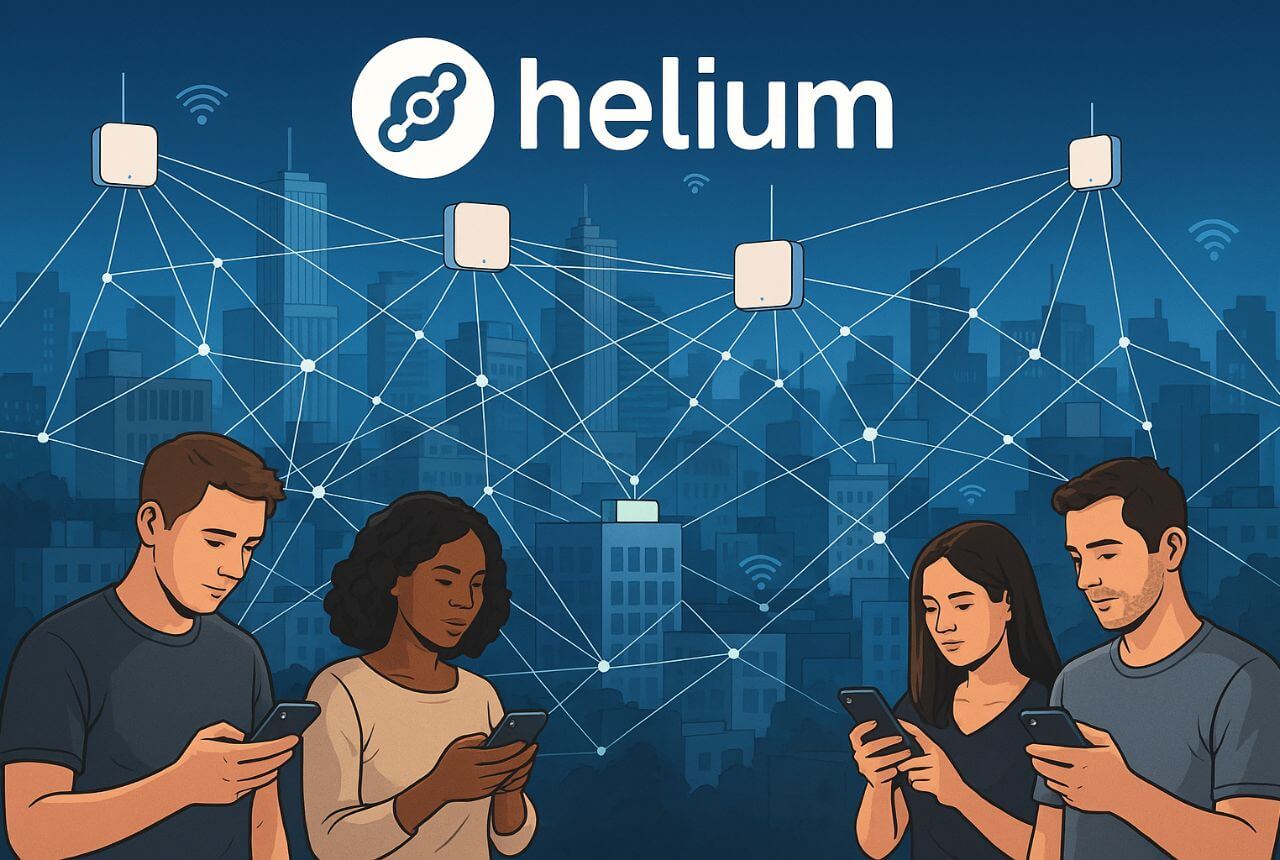 Helium lidera auge DePIN en Solana con récord de usuarios e ingresos
