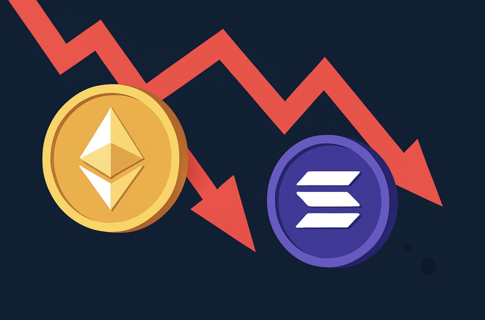 Ethereum y Solana caen más de un 8% tras ataque de Israel a Irán