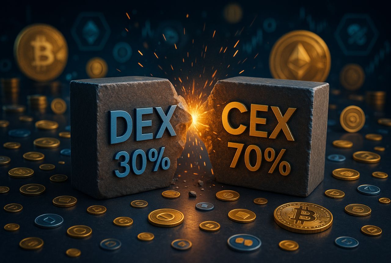 Volumen de comercio en DEX alcanza récord frente a criptointercambios