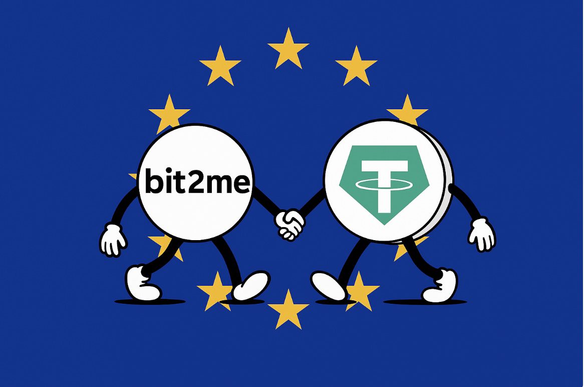 Tether adquiere participación en Bit2Me y lidera ronda de €30 millones