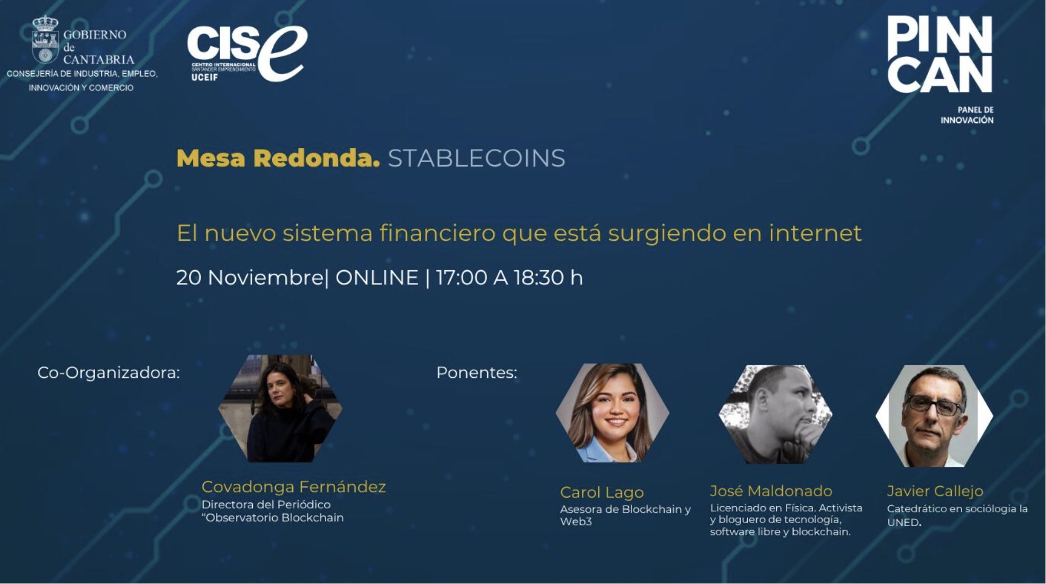 Cantabria explica mañana el uso de las stablecoins para empresas y emprendedores