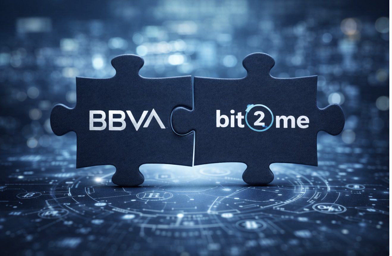 bbva colaboración con bit2me