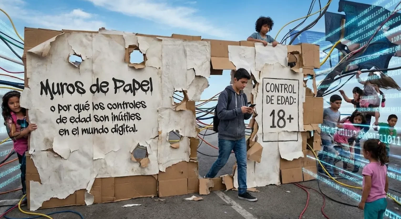 Muros de Papel o por qué los controles de edad son inútiles en el mundo digital
