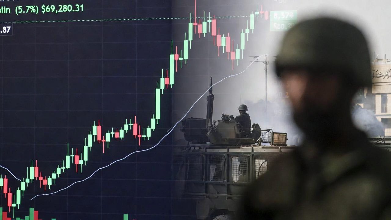 Bitcoin rebota un 5,7% y roza los $70.000 en plena escalada bélica
