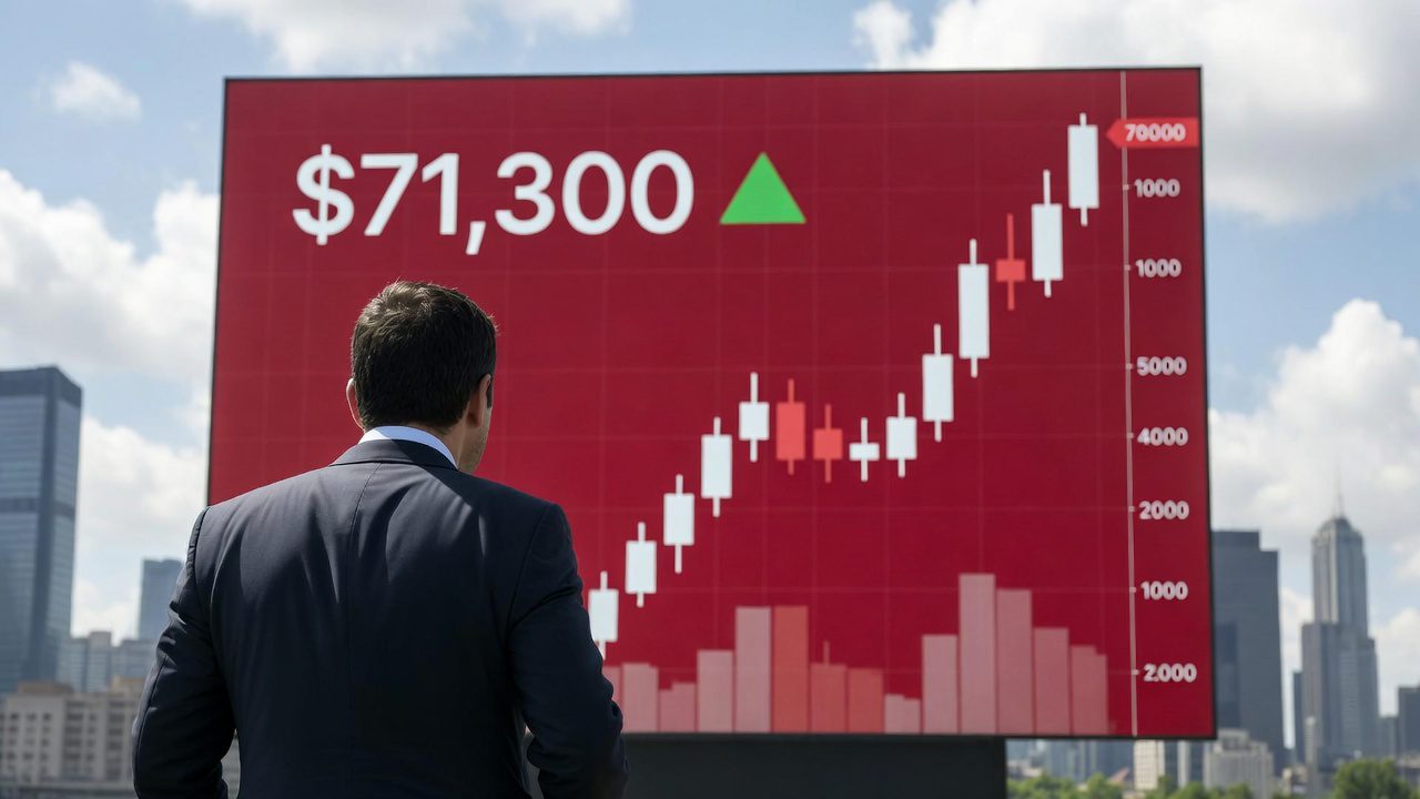 El pulso de Trump a la banca y la guerra en Irán disparan el bitcoin hasta los 71.300 dólares