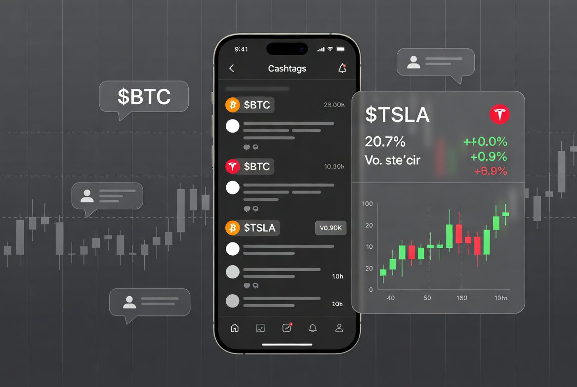 X lanza Cashtags: datos financieros en tiempo real dentro del timeline