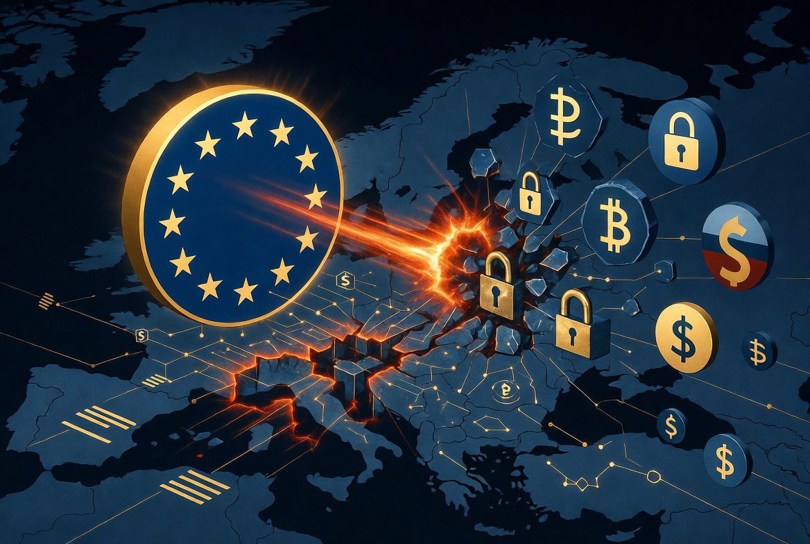 La UE prohíbe operar con criptomonedas de Rusia