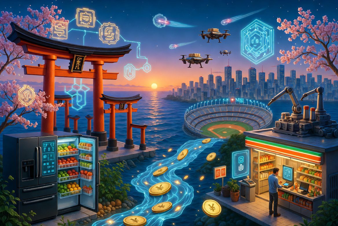 Japón propone una economía automatizada por IA, blockchain y stablecoins