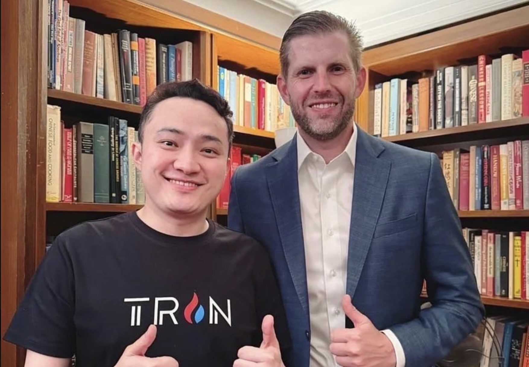La DeFi de los Trump demanda a Justin Sun y el token sube 9%