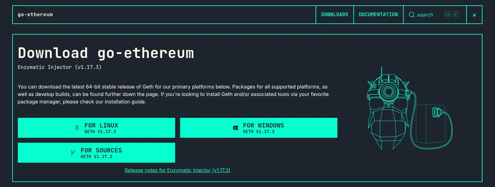El principal cliente de Ethereum es desarrollado principalmente para Linux