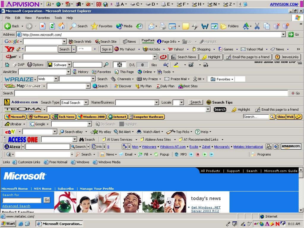 Así era Internet Explorer en los 2000, y al ritmo que va Edge, en un par de años puede que no sea distinto.