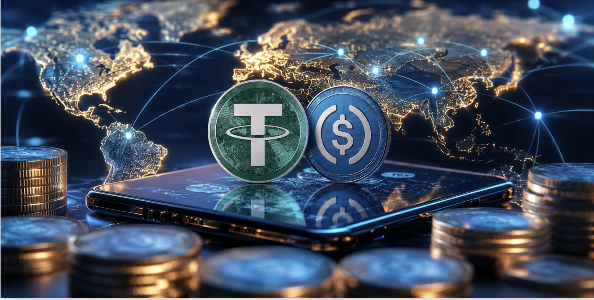 Las stablecoins ya mueven 6.800 millones al mes entre particulares