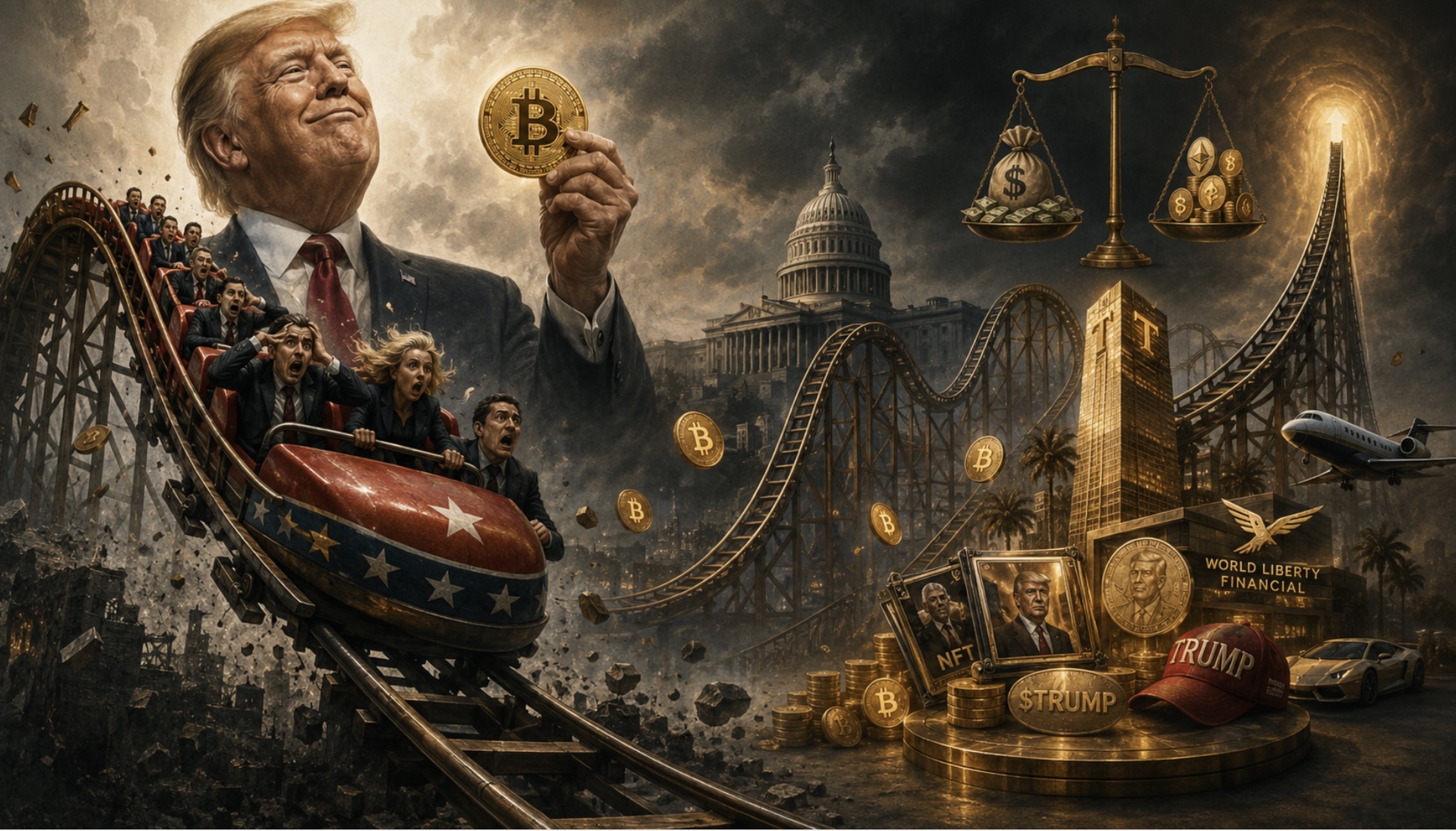 Criptrumpismo, la sombra que amenaza a la industria Bitcoin