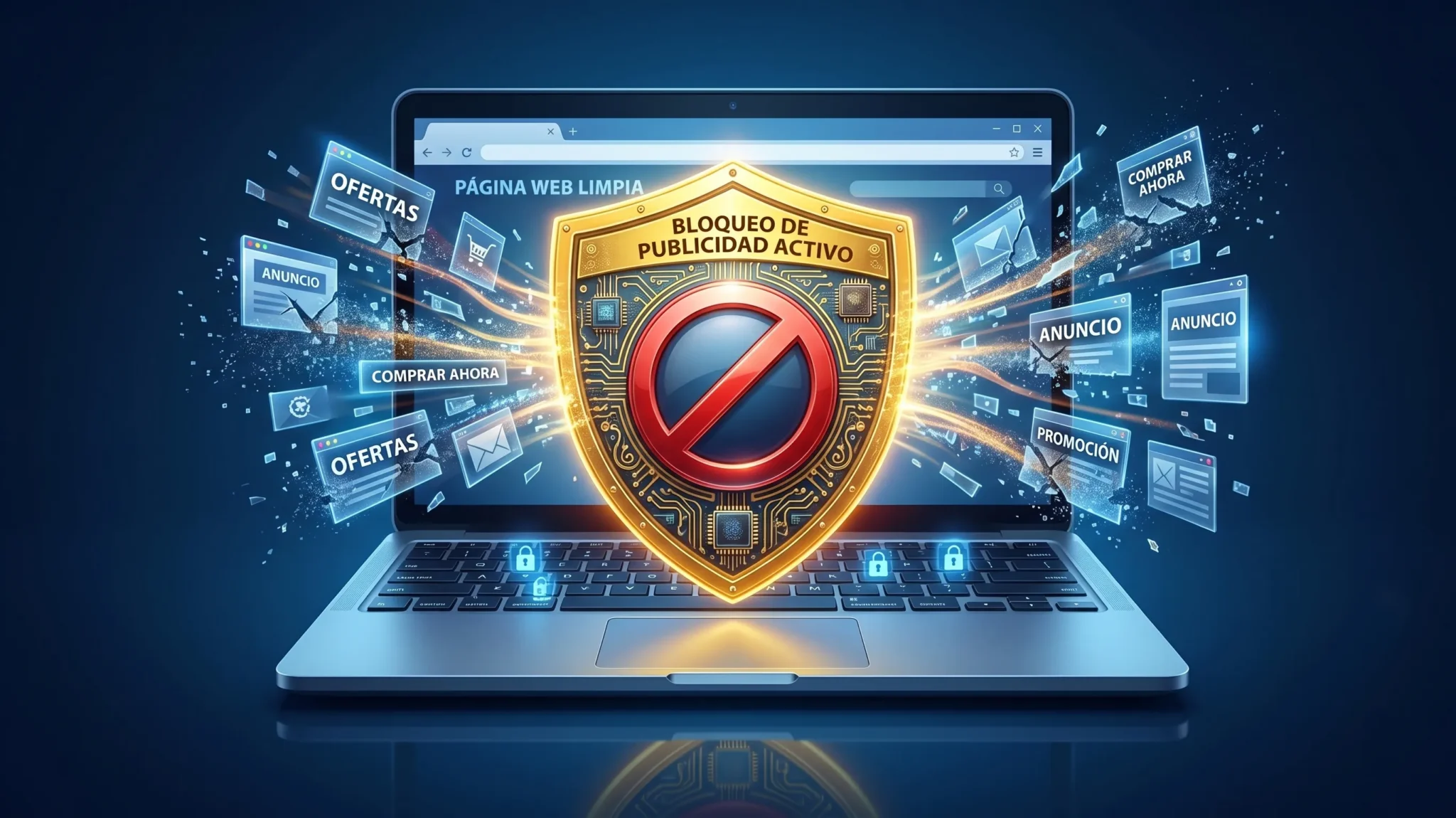 cómo bloquear publicidad web