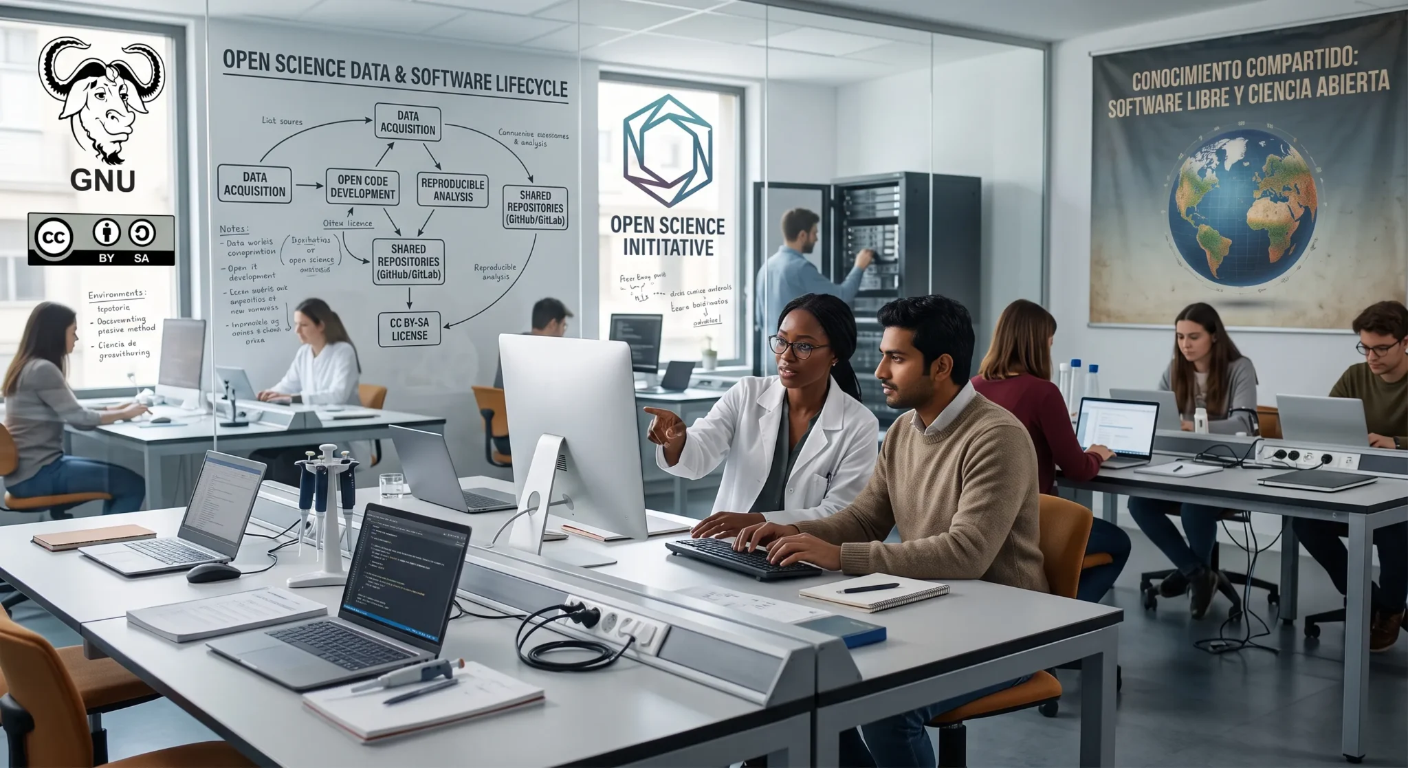 Software libre y ciencia abierta: una alianza que sostiene el conocimiento