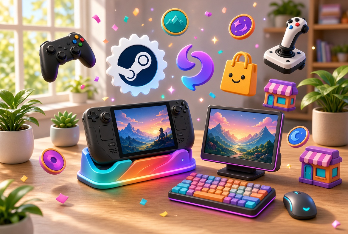 Transforma tu Steam Deck en un mini PC gaming multitiend