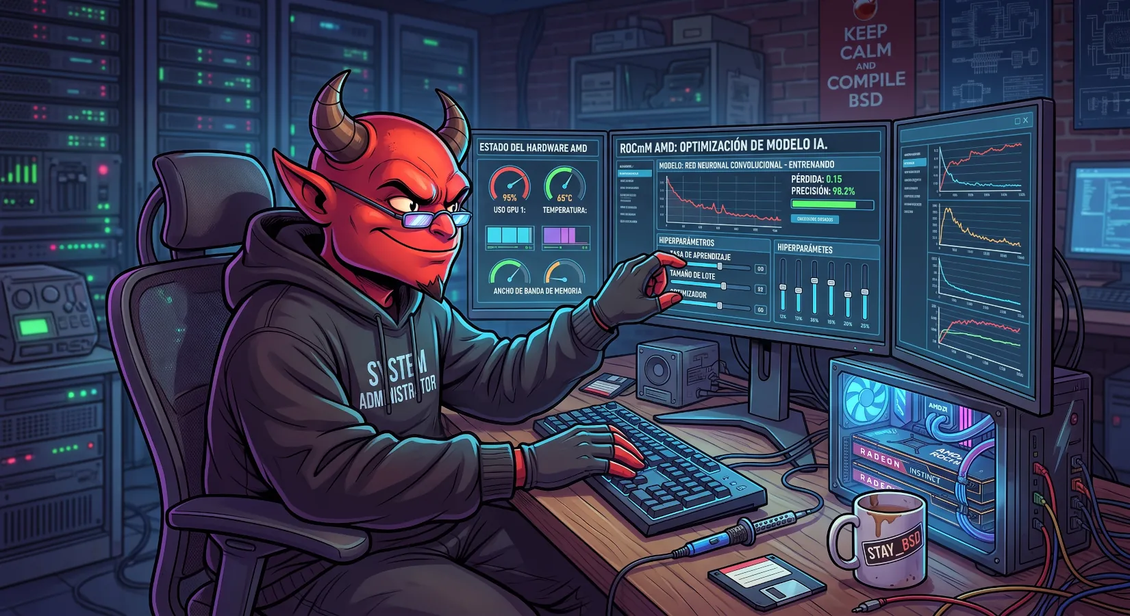FreeBSD integra el software ROCm de AMD para HPC e IA con GPU