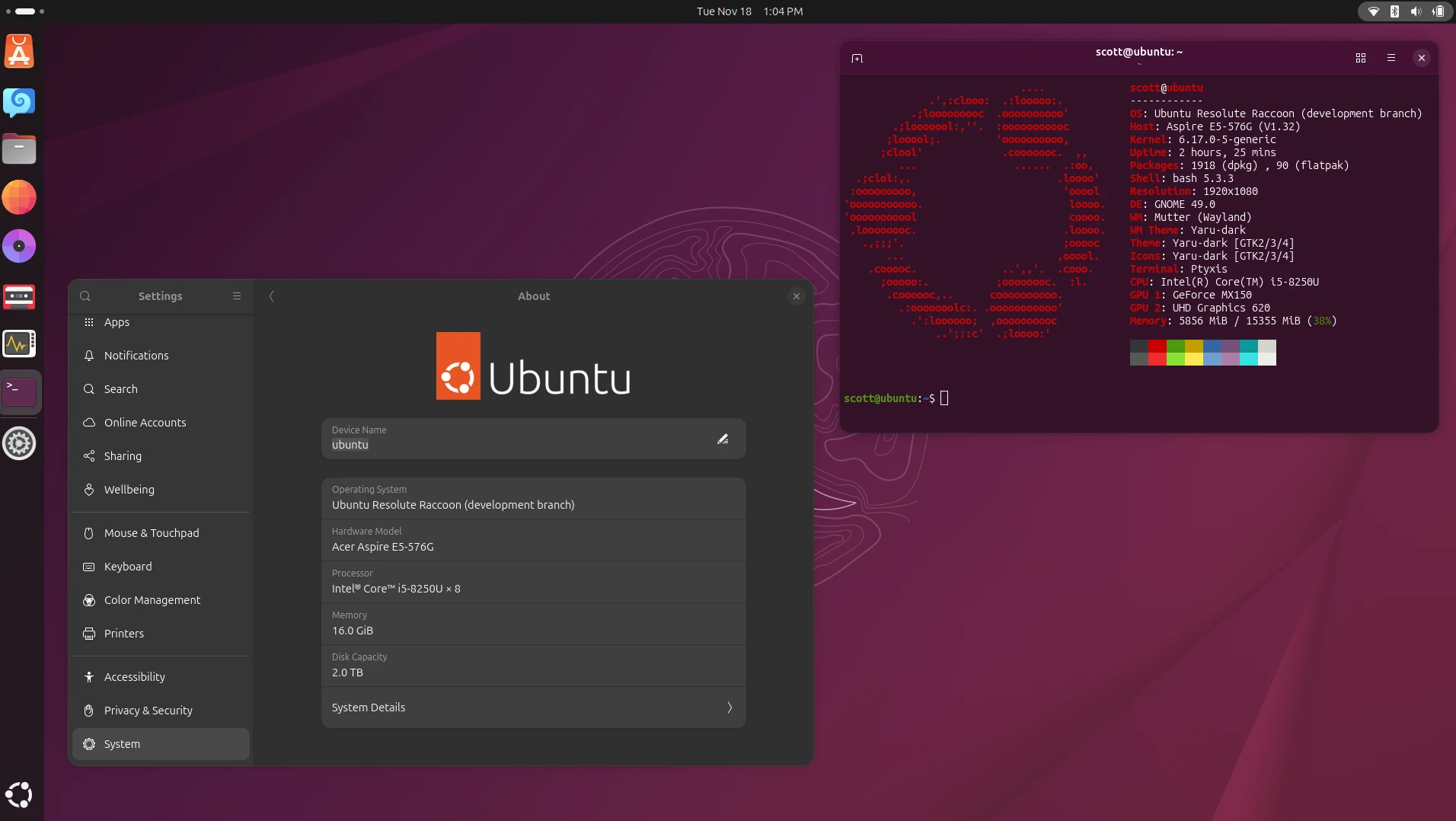 Ubuntu 26.04 «Resolute Raccoon»
