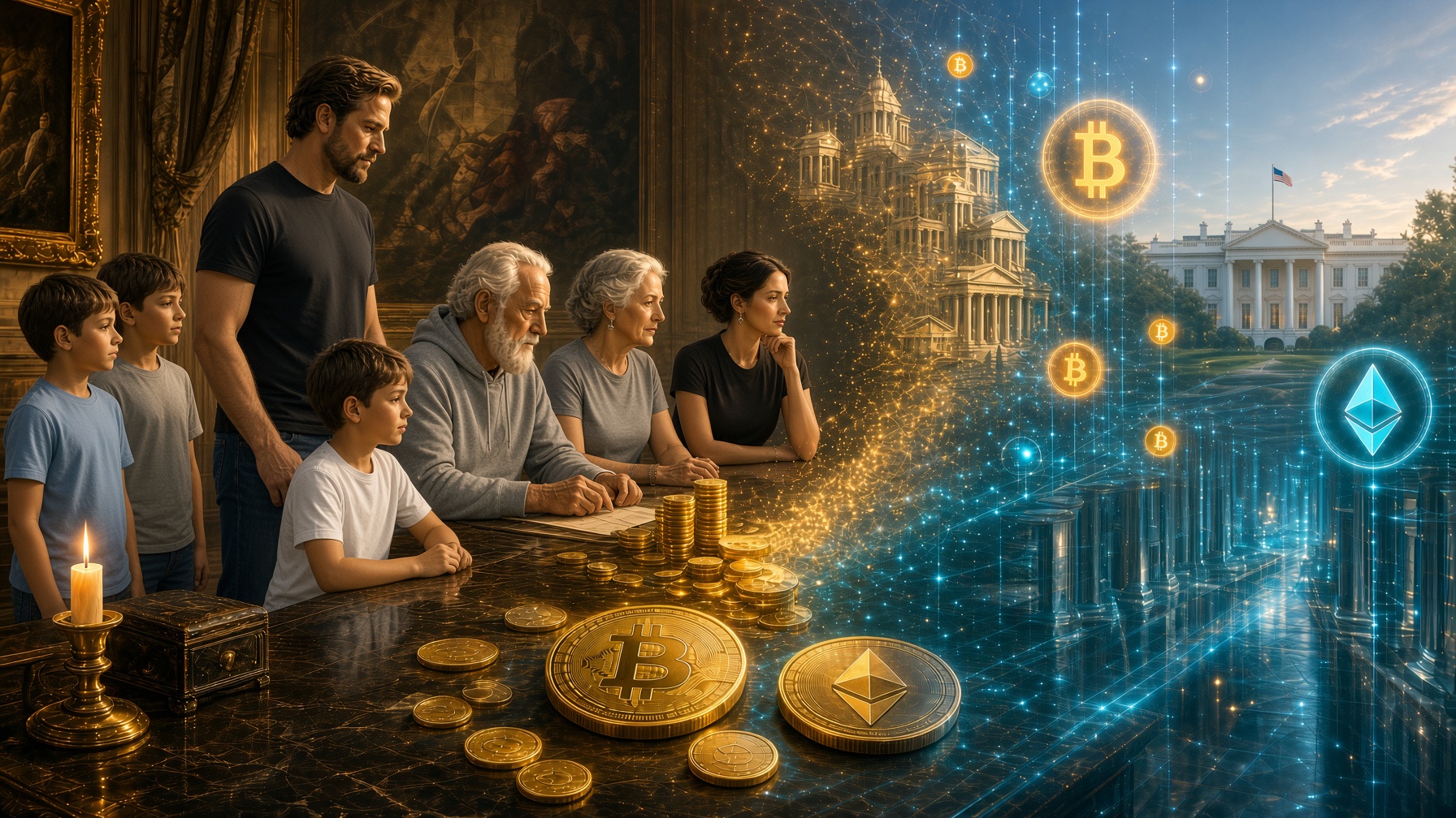 El capitalismo cripto también es cosa de familia